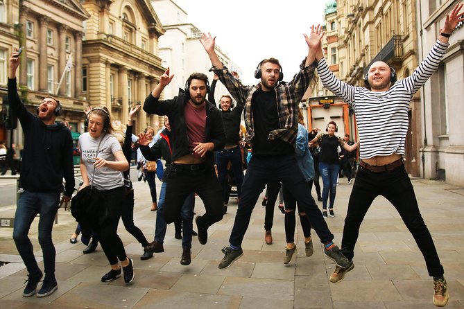 A Silent Disco Adventure in Glasgow - George Square Stop: Jive Around the City’s Central Plaza