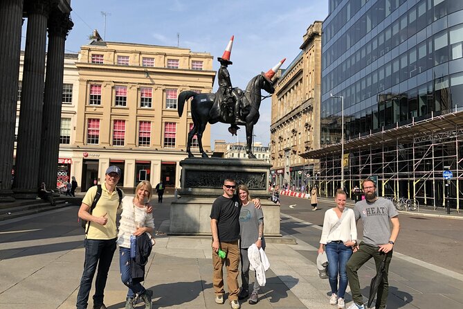 A Wee Walk and a Whisky: Unique Glasgow Walking Tour (5pm) - Stop 3: St Mungo at High Street, street art meets church legend