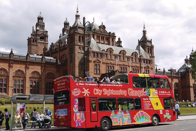 City Sightseeing Glasgow Hop-On Hop-Off Bus Tour - West End and University Stops: Byres Road to Kelvingrove