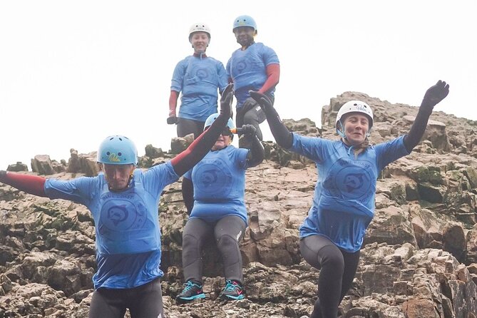 Coasteering Adventure at Portknockie and Bow Fiddle Rock - Bow Fiddle Rock: swimming, climbing, and jumps with options