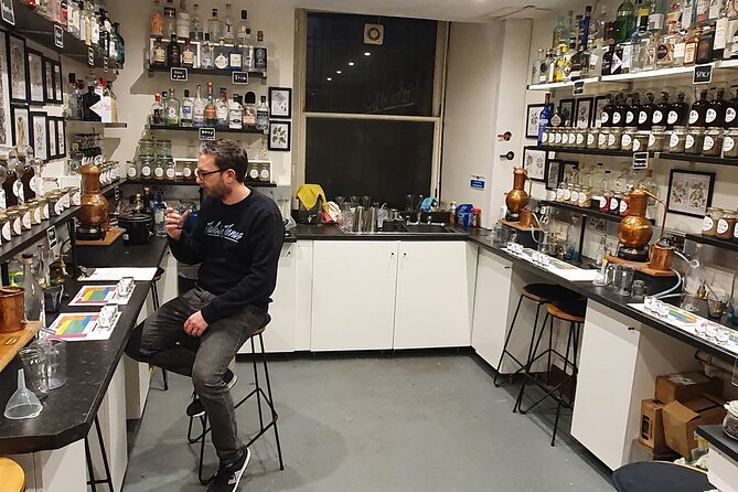 Distill a bottle of Gin on mini copper stills - Tasting your new gin, then bottling and finishing it like a pro