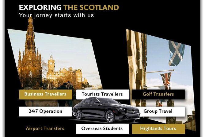 Edinburgh Airport Transfer to or Anywhere in Uk - Edinburgh Airport pickup that actually makes sense