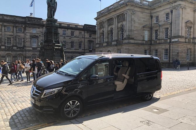Edinburgh Full-Day Guided Private Tour in a Premium Minivan - New Town’s Georgian grid and Holyroodhouse, plus the modern Parliament punch