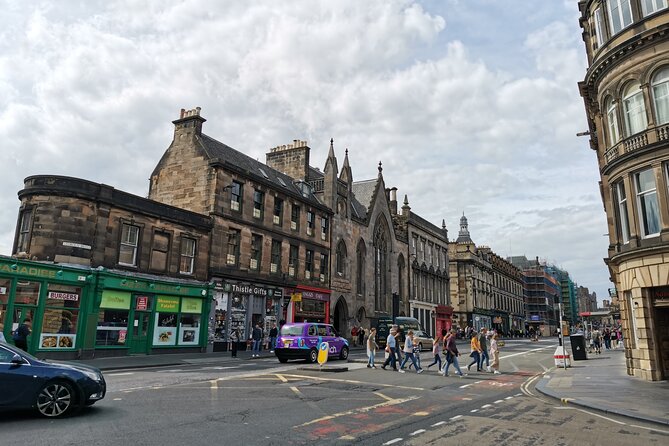 Edinburgh Harry Potter Self-Guided Private Tour - The McGonagall tombstone moment and the Hogwarts-linked building stop
