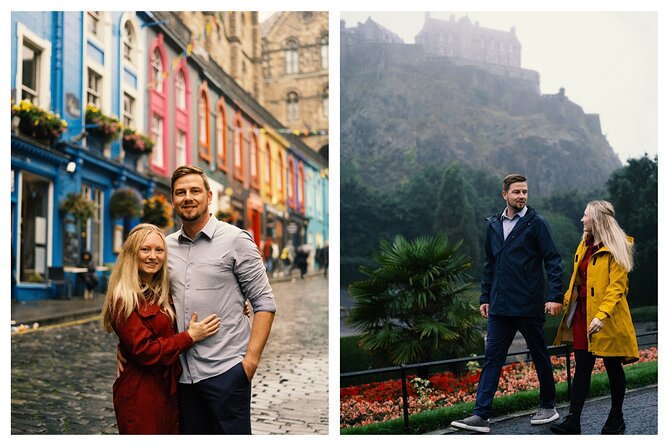 Edinburgh Photoshoot for Couples, Families & Solo Travellers - What you get back: 50+ edited photos and an online gallery