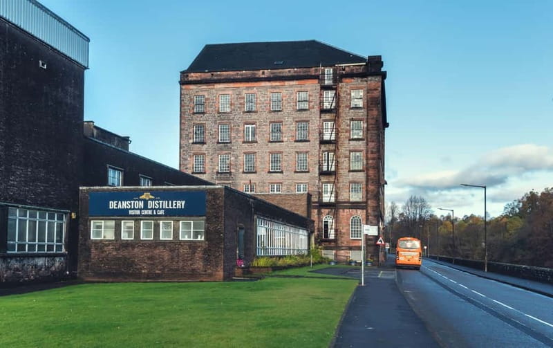 From Edinburgh: Loch Ness, Glencoe and Whisky Tour - Deanston Distillery in a former cotton mill, and the tasting option that matters