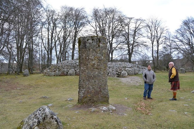 Full-Day Outlander Experience in the Scottish Highlands from Inverness - Start in Inverness, with Simon the Fox, old stone, and real names