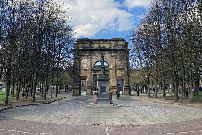 Fun and Flexible Treasure Hunt Around Glasgow with Cryptic Clues - Glasgow Green and City Chambers: open space plus big architecture moments