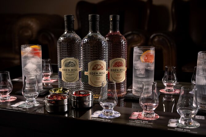 Gin Tasting Experience with a Perfect Serve - The three Eden Mill gins, and why the Fife coastline theme matters