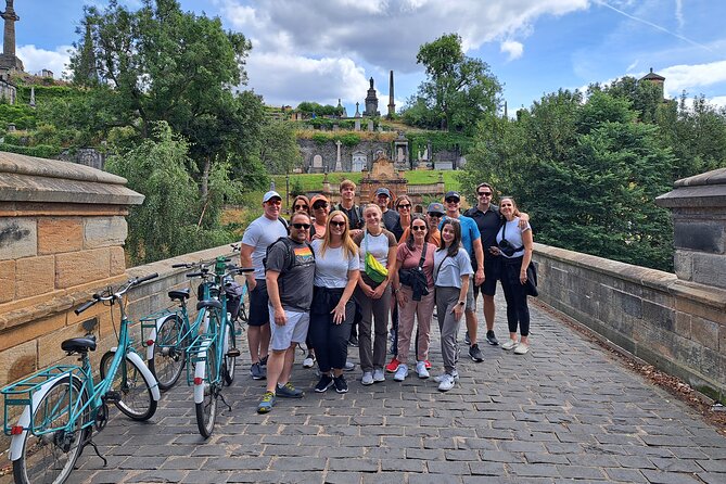 Glasgow City Bike Tour and Craft Beer Experience - Glasgow Cathedral and the University area: old stone, new thinking