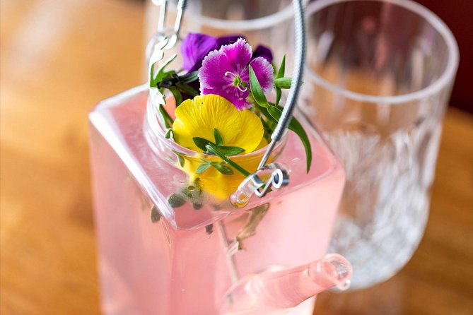 Glasgow Gin Tea Experience - The Tea Table: Scone, Sandwiches, Quiche, and Petit Fours