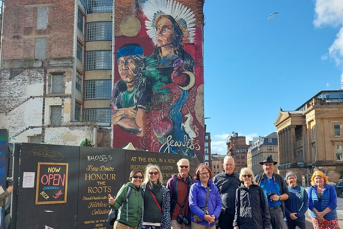 Glasgow Street Art Daily Walking Tour: 2pm - Big portraits and the Scottish Banksy vibe near the end