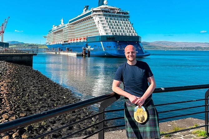 Greenock Shore Excursion Castles, Lochs, Glens, & Hairy Coo's - Meeting Andy at 8:00 am at the Wyllieum Cruise Terminal