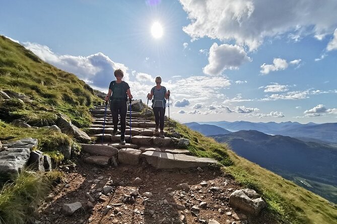 Group Walk up Ben Nevis from Fort William - The views, and why guides manage summit time