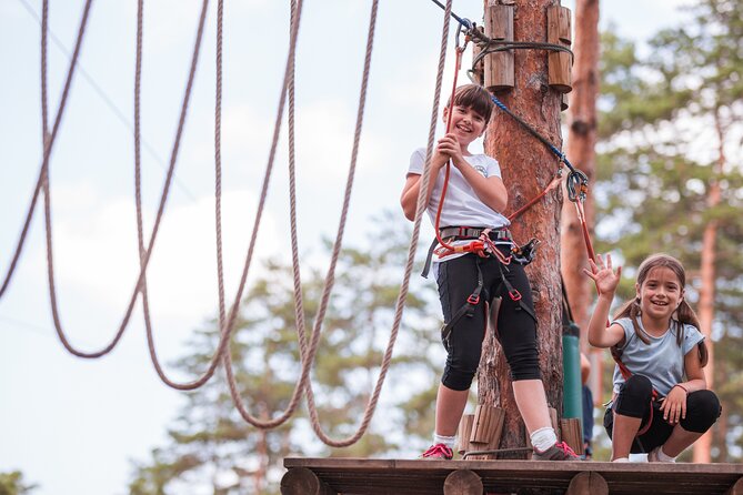 High Ropes and Adventure Tree Top Experience - Loch Lomond Shores, The National Park, Then Up Into The Trees