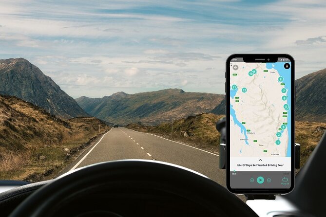 Isle Of Skye Self Guided Driving Tour - Using the Trippy Tour Guide app with GPS on Skye roads