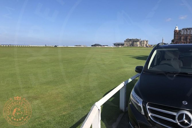 Kingdom of Fife & St Andrews Full-Day Guided Private Tour in a Premium Minivan - Stop 3: Royal and Ancient Golf Club, fairways and Swilken bridge