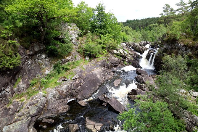 Private West Coast, Waterfalls, and Walking Tour (£600 per group) - Rogie Falls: up close on the suspension bridge