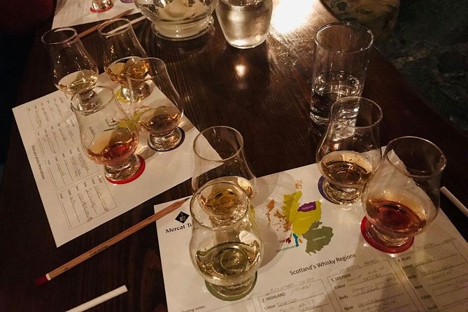 Small Group Edinburgh Whisky Tour and Tasting - Where the atmosphere really clicks: Megget’s Cellar and the tasting setup
