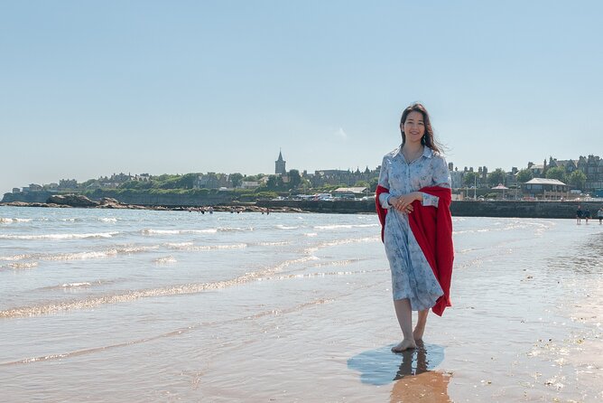 The Original St Andrews Photo Shoot Tour - West Sands Beach: sea views with the town in the frame