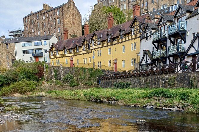Walking Wildlife History Tour in Edinburgh - Dean Village at the Start of the Walk: A Calming Edinburgh Moment